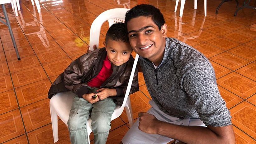 Dr. Kurian's son and young male patient
