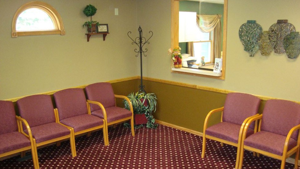 Hamburg dental waiting room